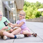 Alex Transparent denim light blue/Dark blue