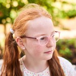 Sara Transparent dusky pink/Peach