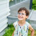 Alex Transparent denim light blue/Dark blue