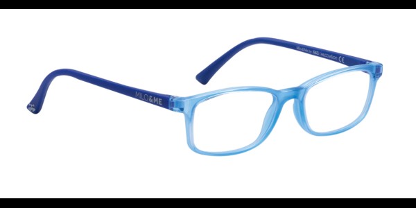 Michele Transparent light blue/Denim blue