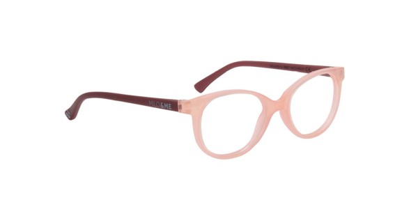 Sara Transparent Peach/Dusky pink