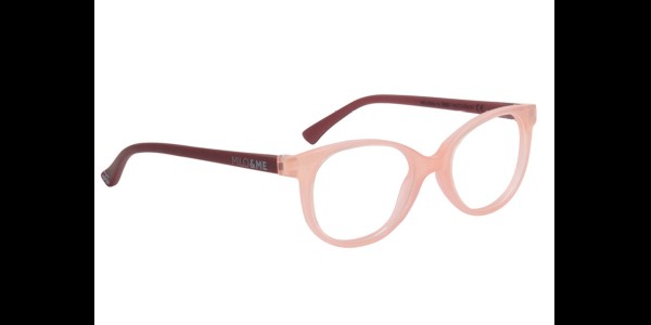 Sara Transparent Peach/Dusky pink