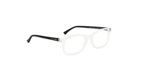 Alex clear / zwart half transparant