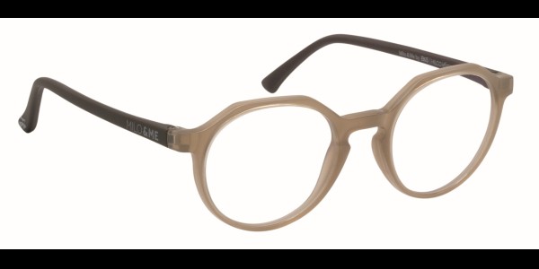 Billie licht bruin / bruin half transparant